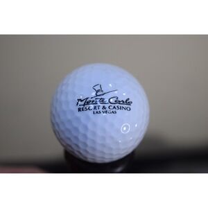 Monte Carlo Casino Las Vegas Nevada Logo Golf Ball White